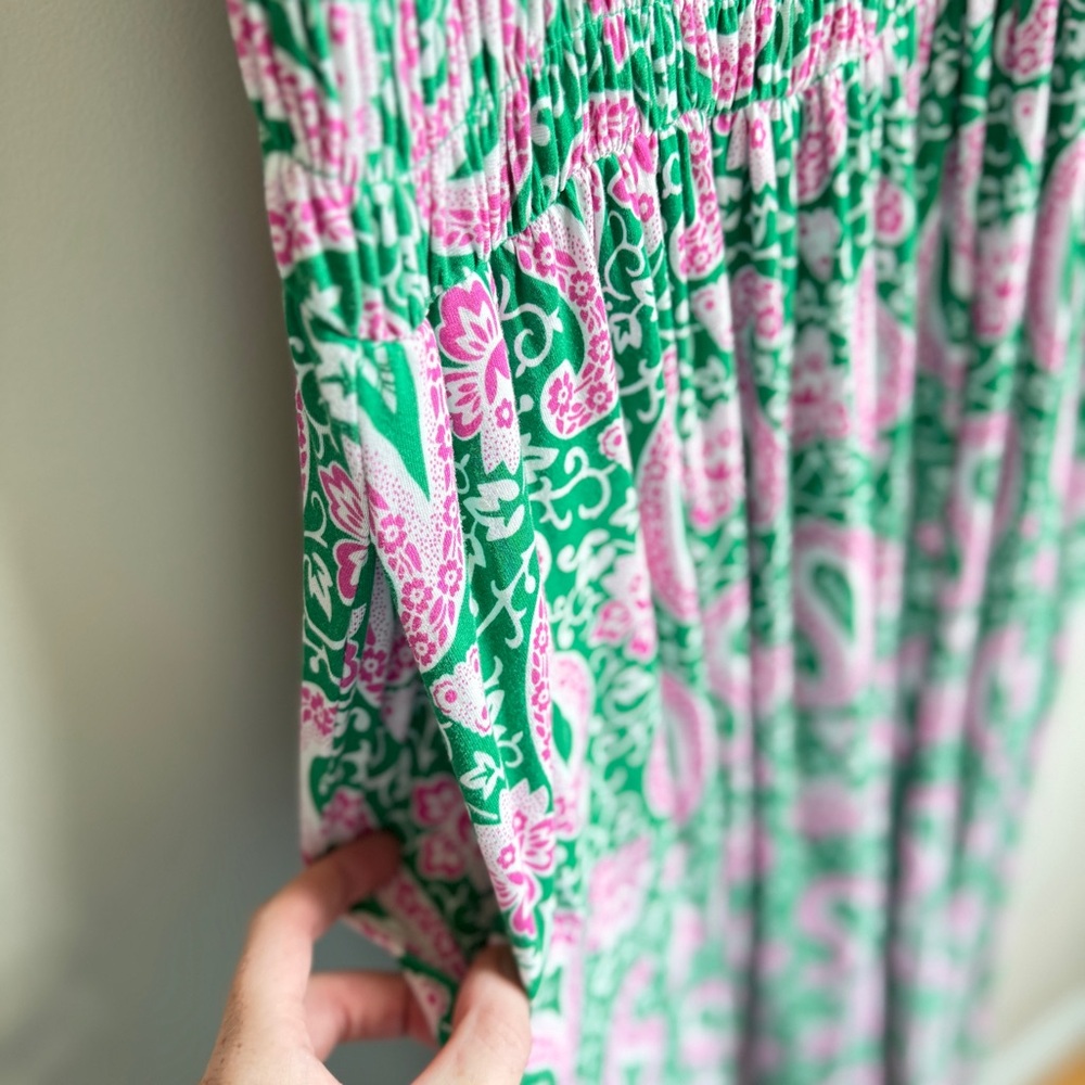 BODEN Peggy Paisley Jersey Maxi Dress Size 10 - Picture 9 of 16